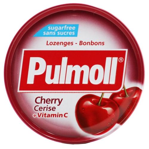 Pulmoll Candies with Cherry & Vitamin C Καραμέλες με Κεράσι & Βιταμίνη C 45gr